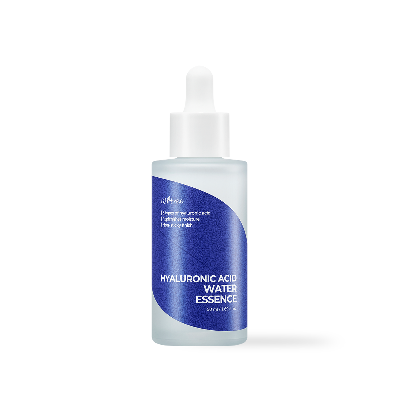 isntree Hyaluronic Acid Water Essence 50ml — small glass dropper bottle on white surface
