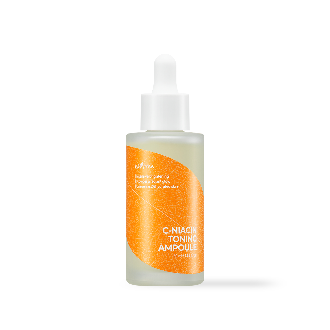 Isntree C-Niacin Toning Ampoule 50ml — dropper bottle with orange-toned label, front view