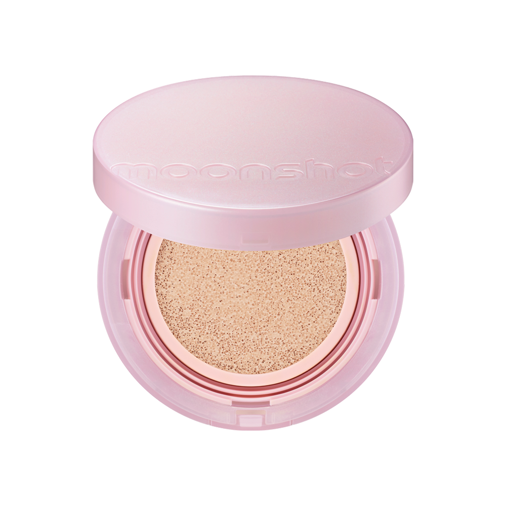 Moonshot Conscious Fit Cushion 12g — compact closed with branded outer packaging displayed
