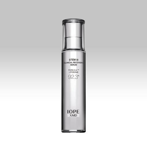 IOPE XMD Stem III Clinical Recover Serum 50ml — amber pipette bottle with white label