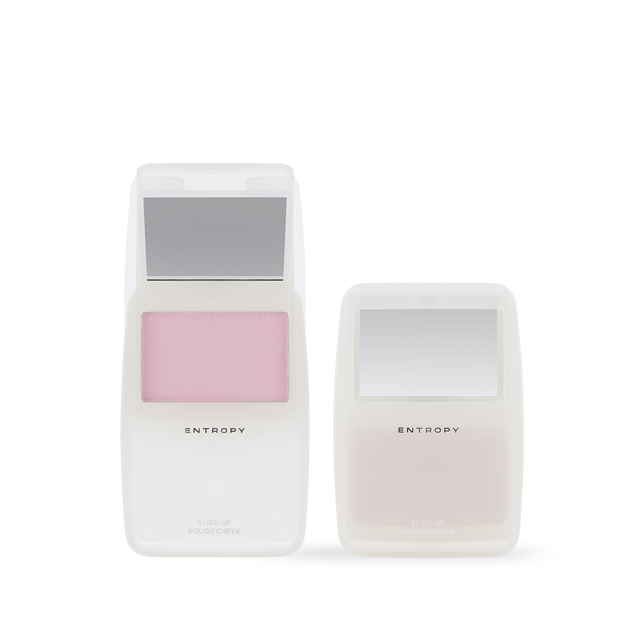 ENTROPY Slide Up Dough Cheek 4g — Any Pink shade slide-up compact with built-in mirror