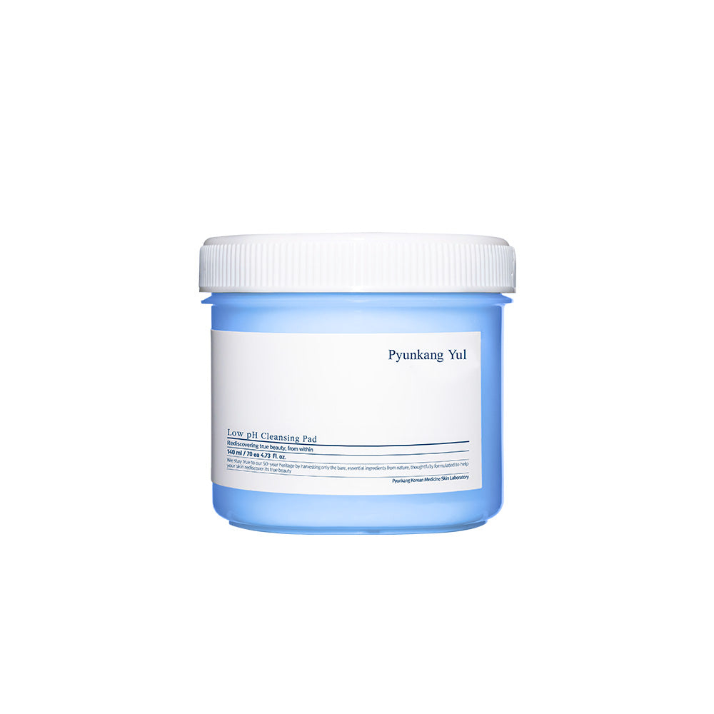 PyunkangYul Low pH Cleansing Pad 140ml 70 pads — jar with embossed pad on top