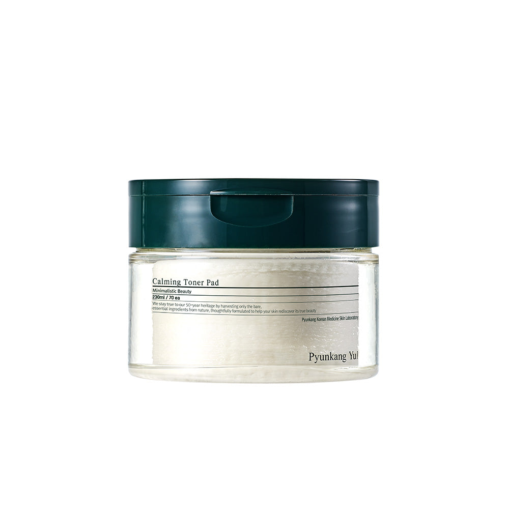 PyunkangYul Calming Toner Pad 230ml/70ea — wide jar container with dual-texture pads