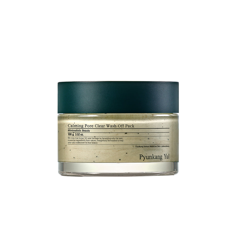 PyunkangYul Calming Pore Clear Wash Off Pack 100g — olive-coloured tube on white