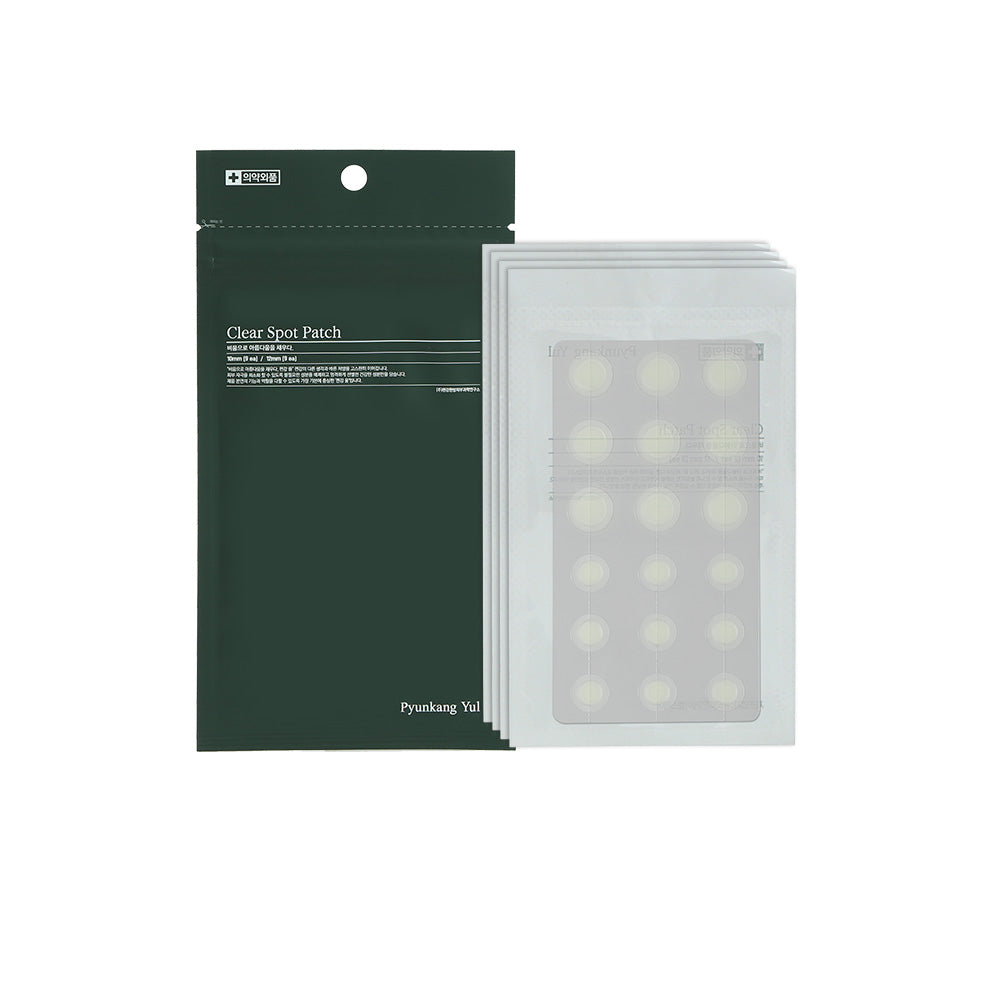 PyunkangYul Clear Spot Patch 72ea — front of card packaging with hydrocolloid patches