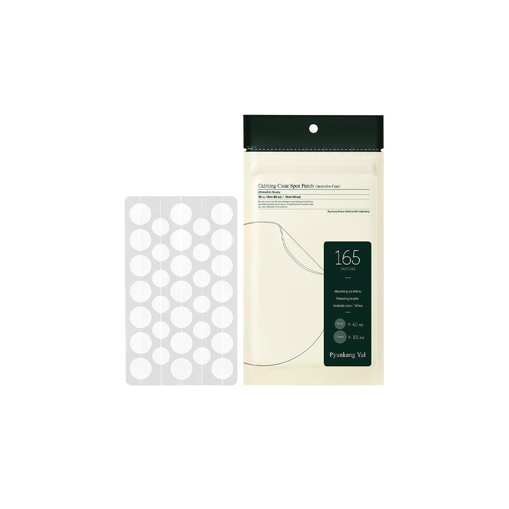 PyunkangYul Calming Clear Spot Patch Intensive Care 165ea — front of box and patches