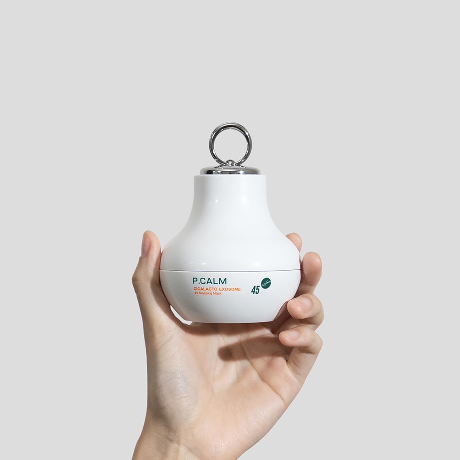 P.CALM Cicalacto Exosome 45 Sleeping Mask 50ml — airless pump jar on light surface