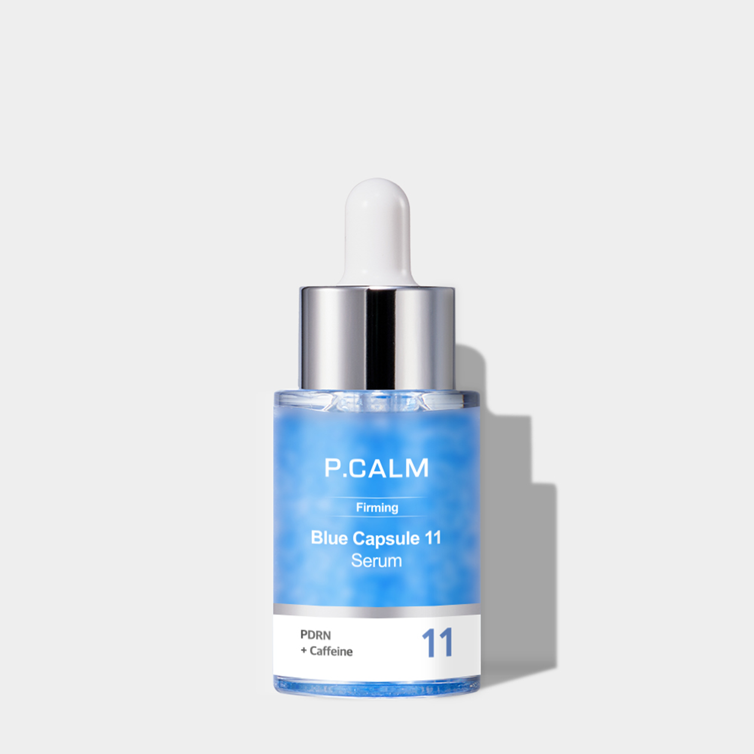 P.CALM PDRN Caffeine Blue Capsule 11 Serum 30ml — dropper bottle with blue capsule formula