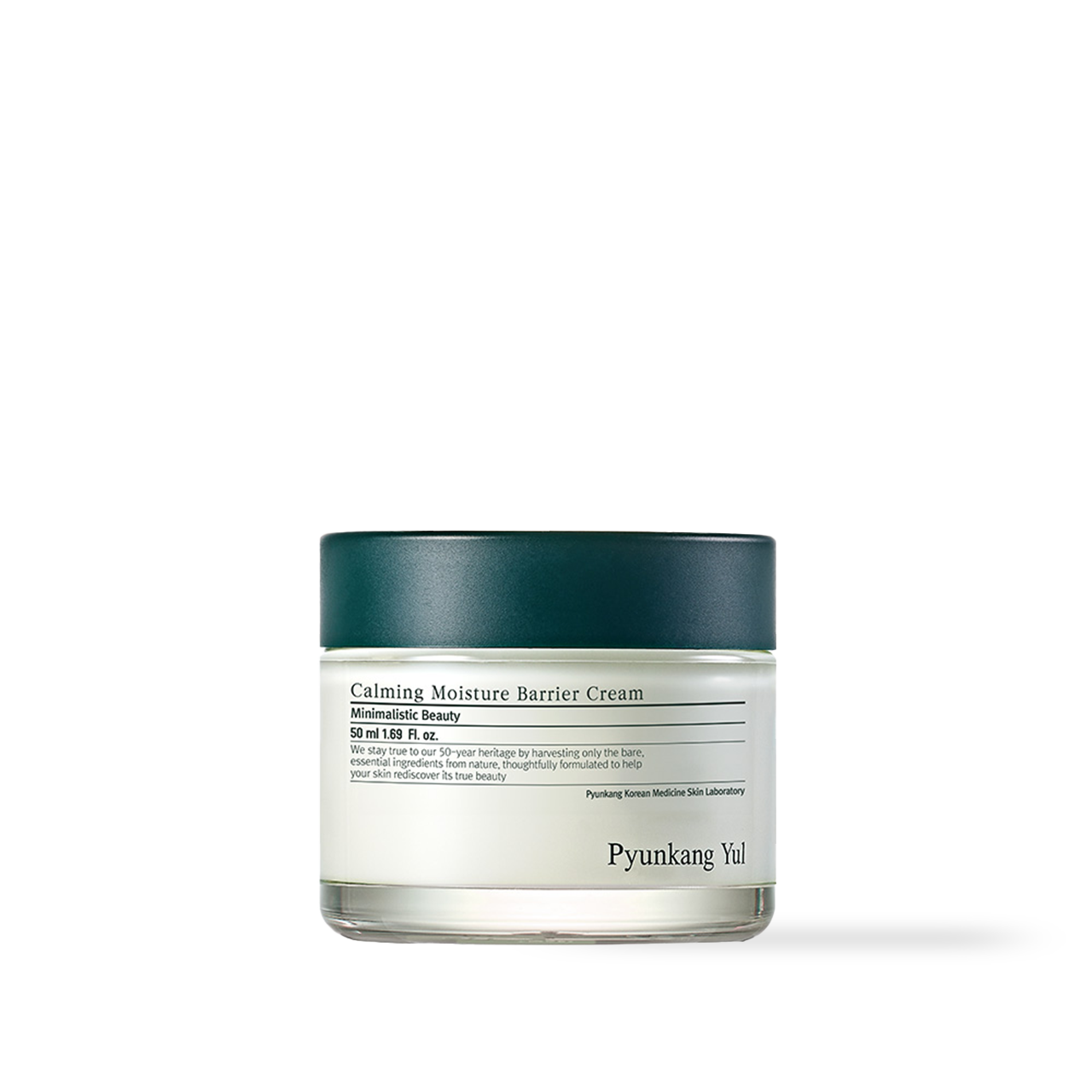 PyunkangYul Calming Moisture Barrier Cream 50ml — white jar with teal accent lid