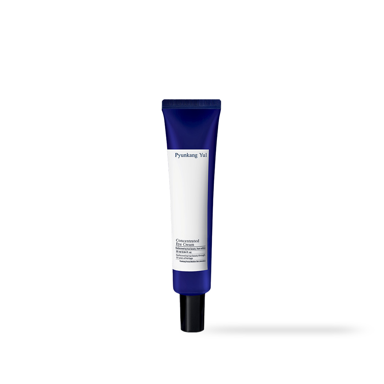 PyunkangYul Concentrated Eye Cream 25ml — small tube with gold cap on white surface