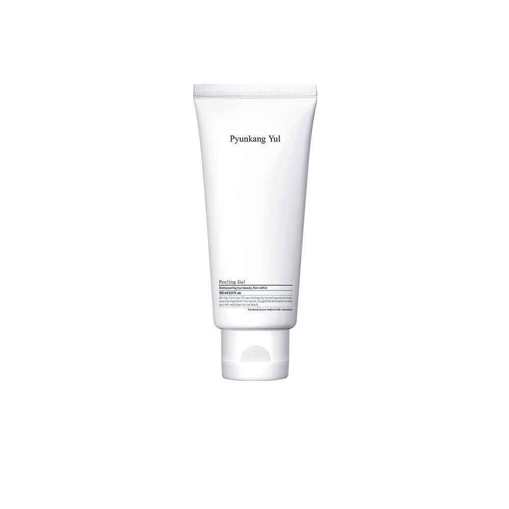 PyunkangYul Peeling Gel 100ml — tube with soft green label and flip cap front view