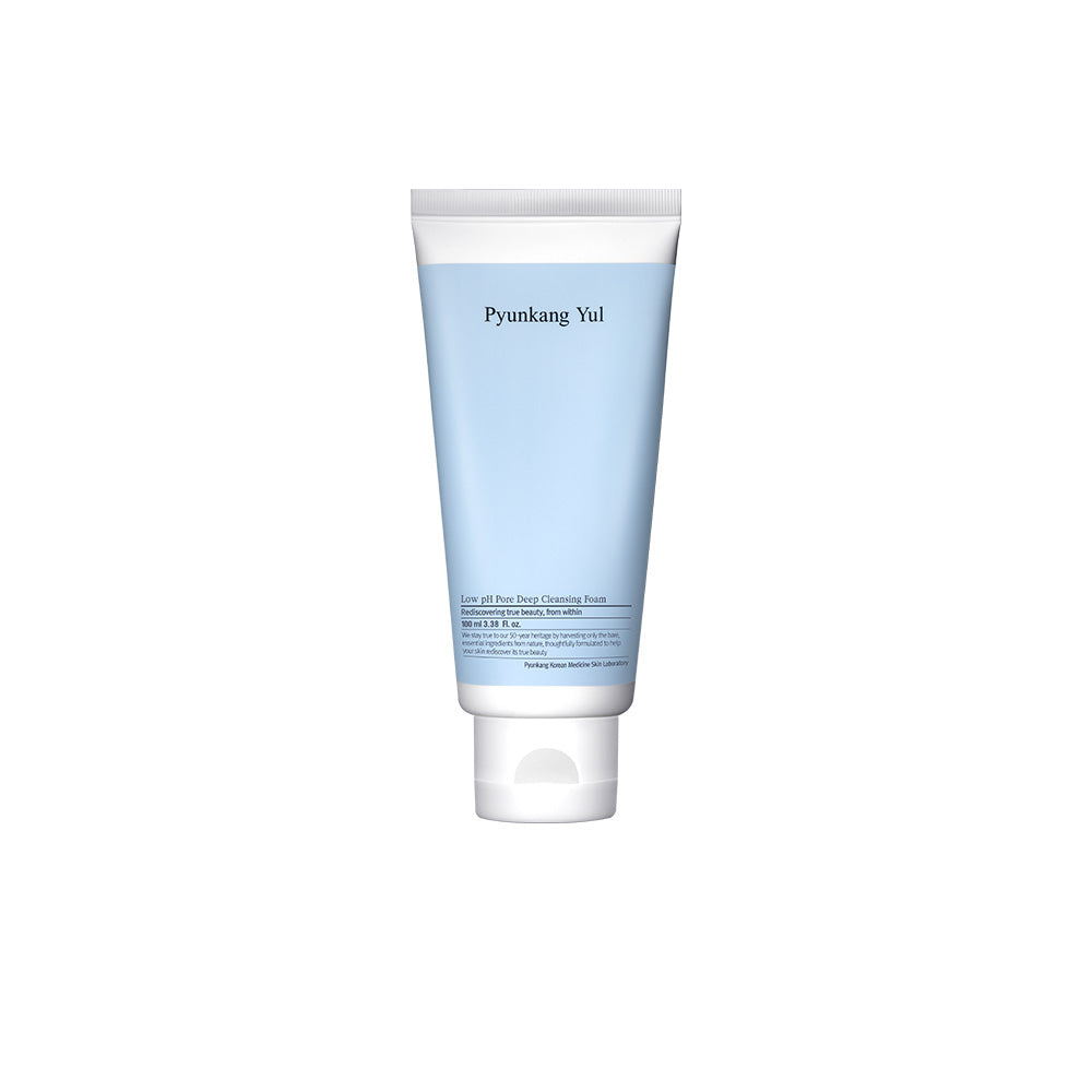 PyunkangYul Low pH Pore Deep Cleansing Foam 100ml — pump tube with minimal packaging