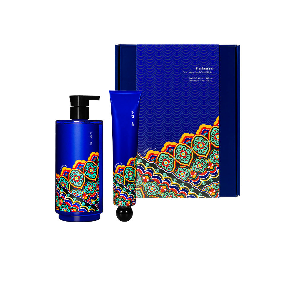 PyunkangYul Dancheong Hand Care Gift Set 350ml+75ml — hand wash and cream gift box
