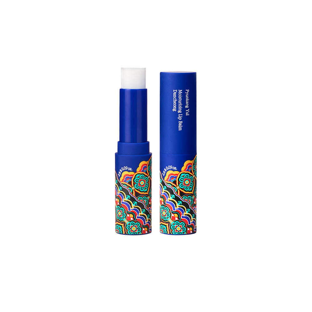 PyunkangYul Moisturizing Lip Balm Dancheong 2.8g — twist-up balm stick with patterned tube
