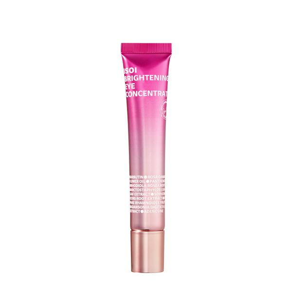 Isoi Brightening Eye Concentrate 17ml — small glass jar with rose-pink lid