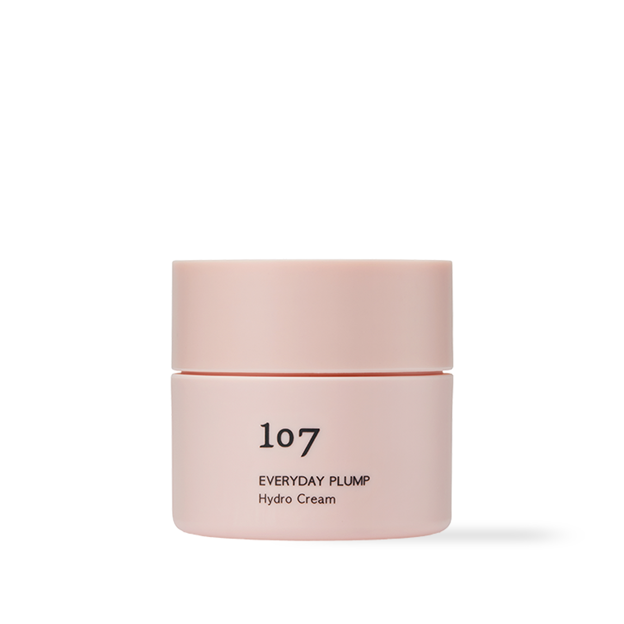 107 EVERYDAY PLUMP Hydro Cream 50ml — cream jar with lid beside box packaging