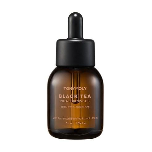 TONYMOLY The Black Tea London Classic Oil 35ml — amber dropper bottle with black cap