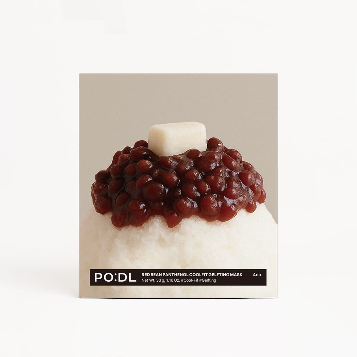 [PO:DL] Red Bean Panthenol Coolfit Gelfting Mask (4ea)