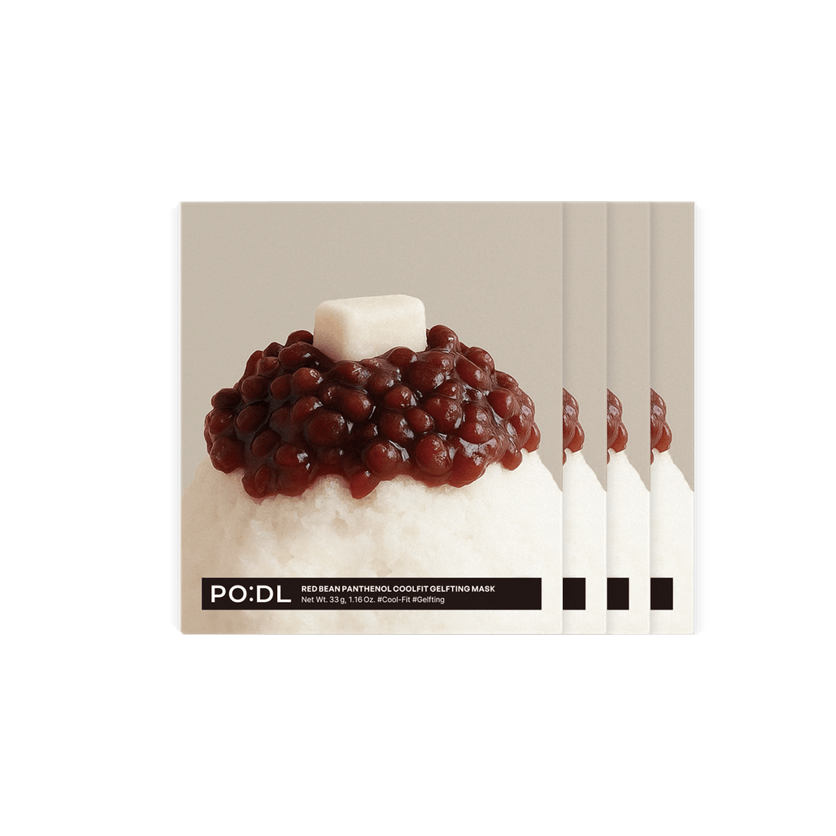 [PO:DL] Red Bean Panthenol Coolfit Gelfting Mask (4ea)