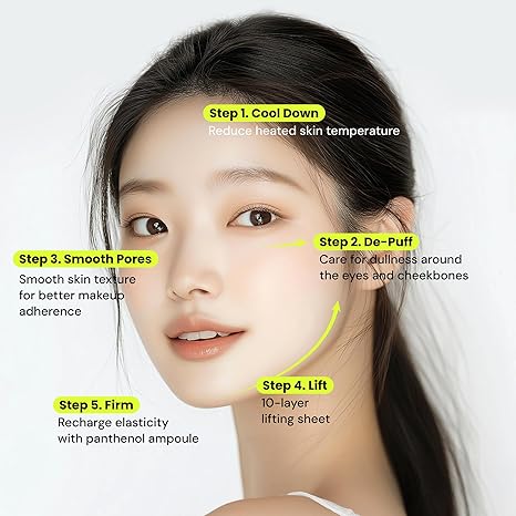 [PO:DL] Red Bean Panthenol Coolfit Gelfting Mask (4ea)