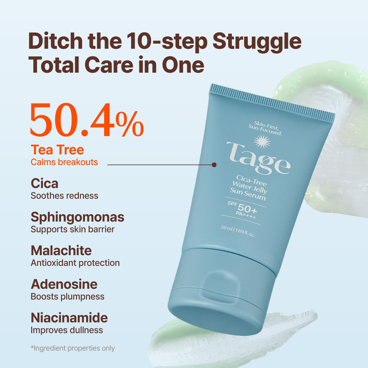 [Tage] Cica-Tree Water Jelly Sun Serum 50ml