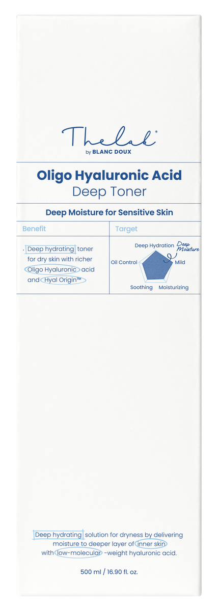 [THE LAB by BLANC DOUX] Oligo Hyaluronic Acid Deep Toner 500ml