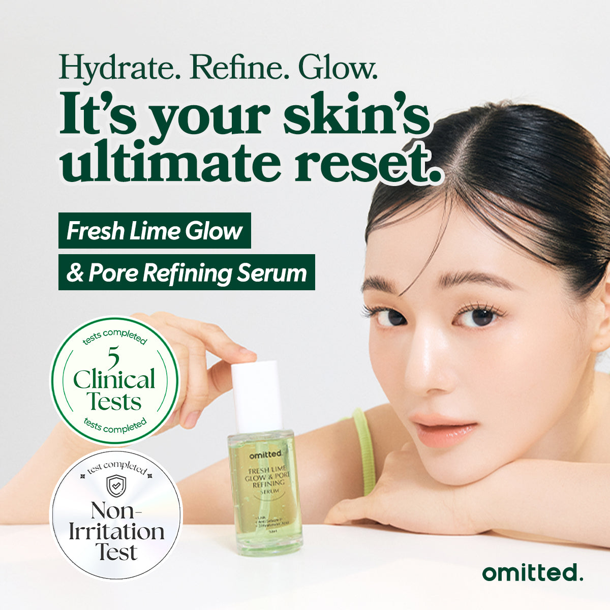 [Omitted] Fresh Lime Glow & Pore Refining Serum 50ml