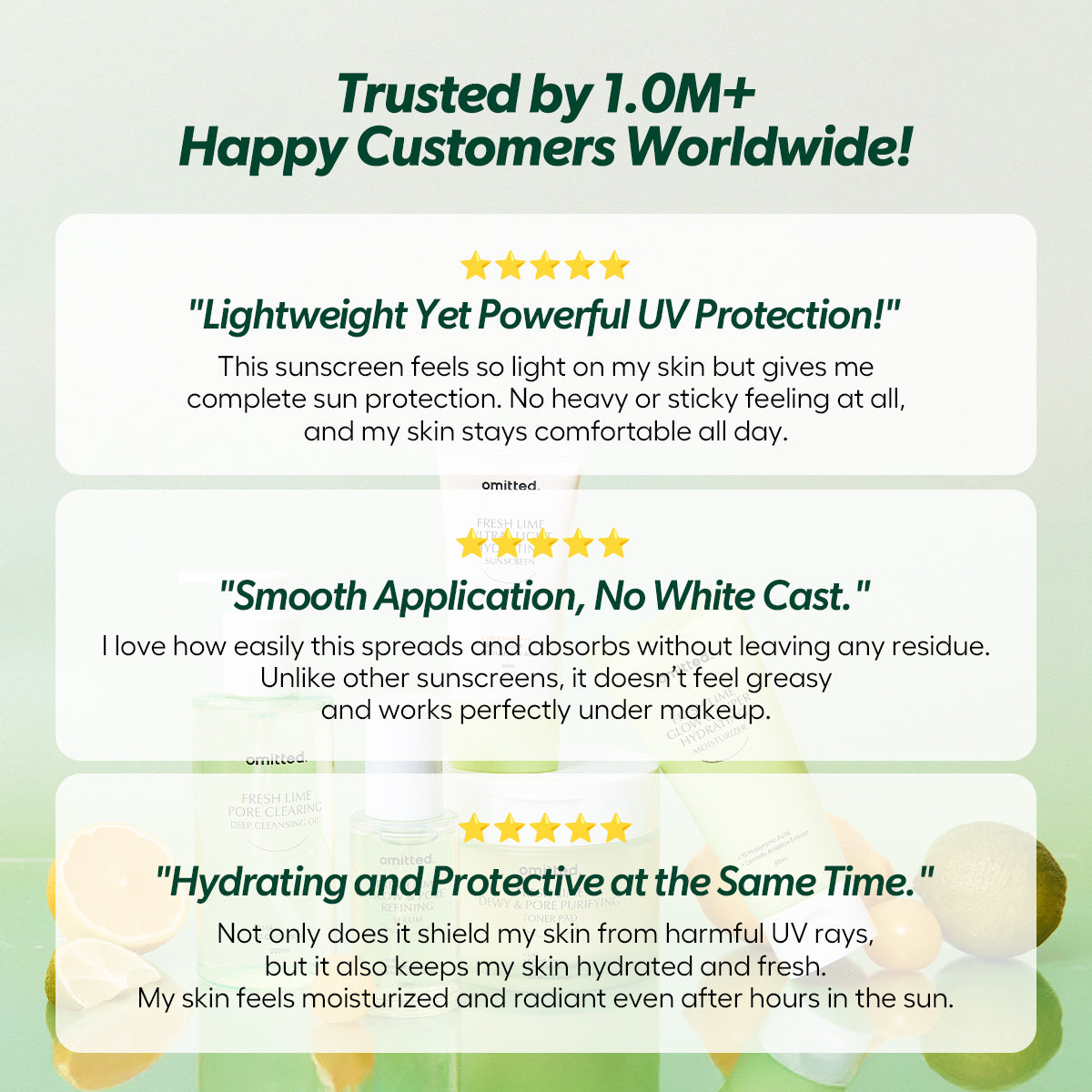 [Omitted] Fresh Lime Ultra-Light Hydrating Sunscreen 50ml