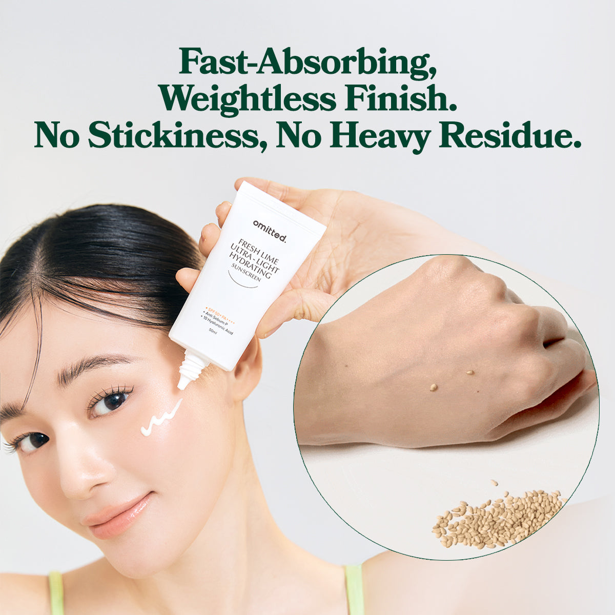 [Omitted] Fresh Lime Ultra-Light Hydrating Sunscreen 50ml