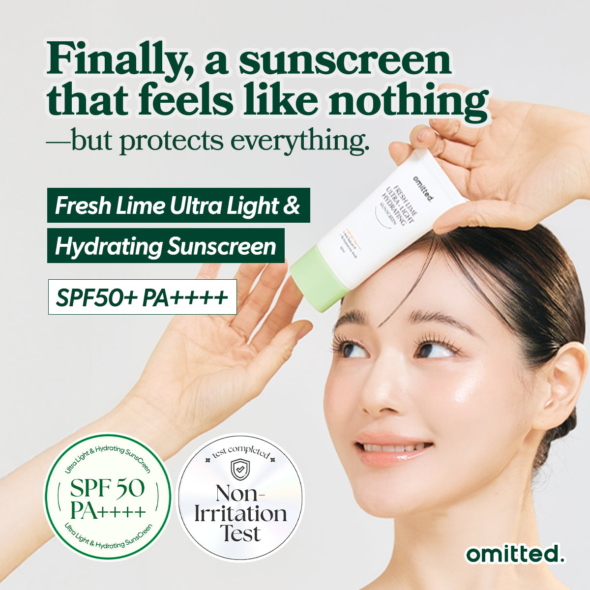[Omitted] Fresh Lime Ultra-Light Hydrating Sunscreen 50ml