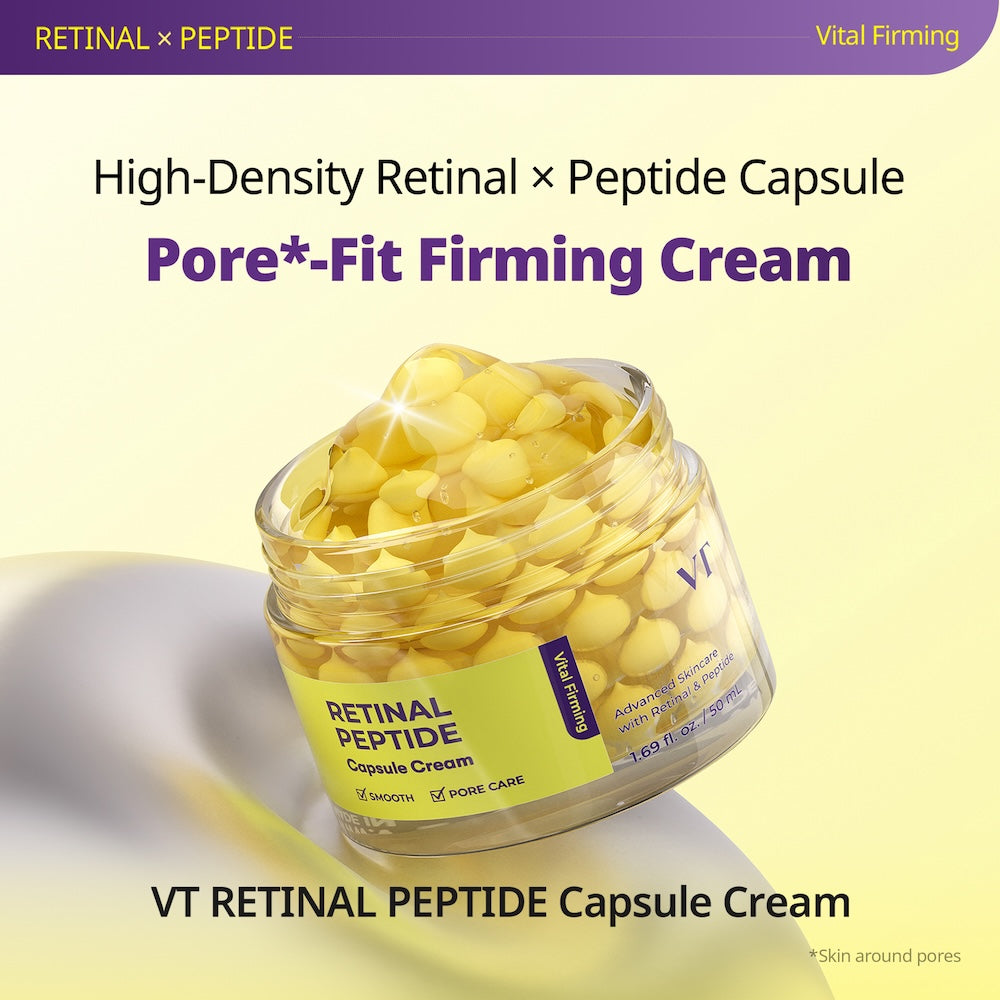 [VT Cosmetics] Retinal Peptide Hyaluronic Capsule Cream 50ml