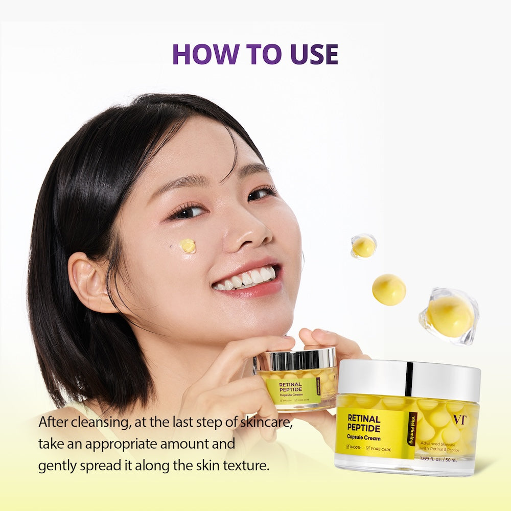 [VT Cosmetics] Retinal Peptide Hyaluronic Capsule Cream 50ml