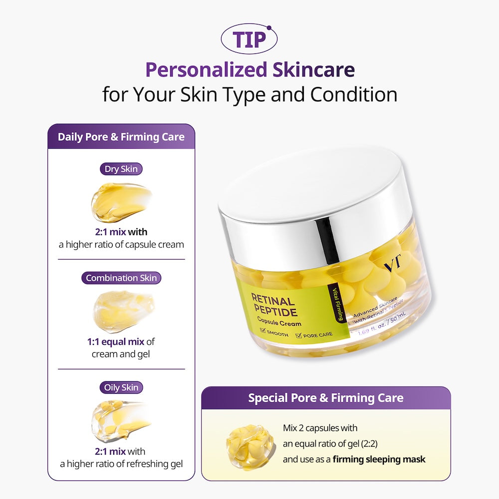 [VT Cosmetics] Retinal Peptide Hyaluronic Capsule Cream 50ml