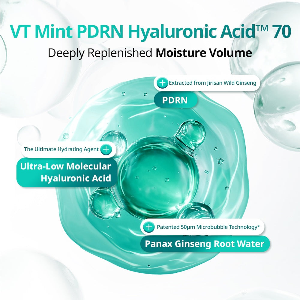 [VT Cosmetics] PDRN Hyaluronic Acid Micro Bubble Serum 70ml