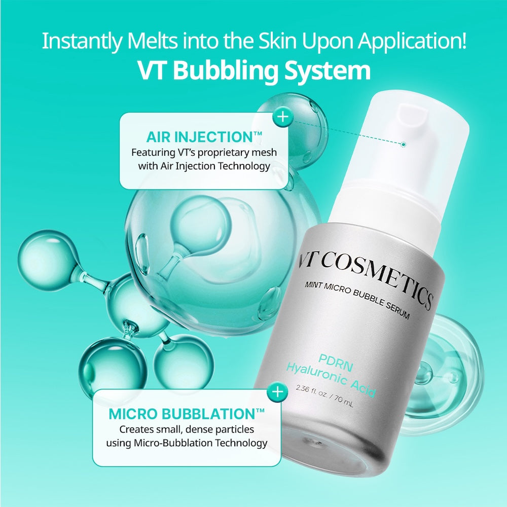 [VT Cosmetics] PDRN Hyaluronic Acid Micro Bubble Serum 70ml