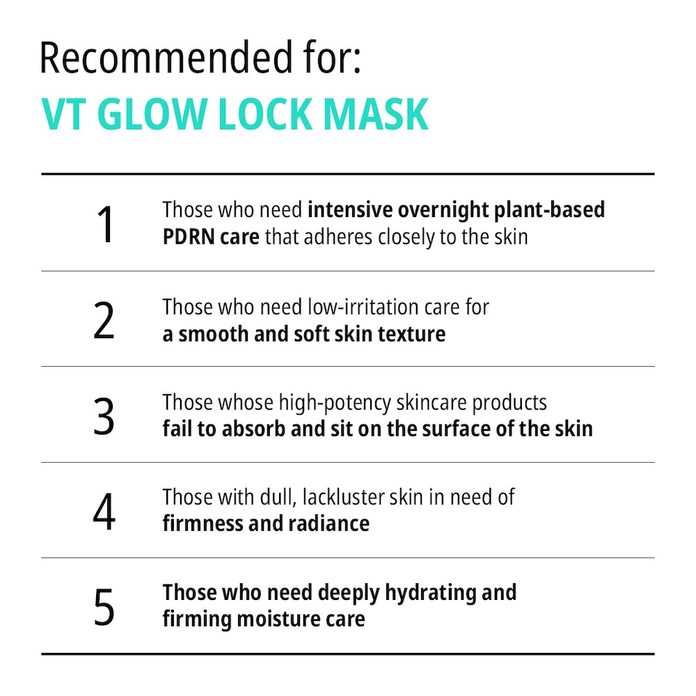 [VT Cosmetics] Glow Lock Mask 100ml