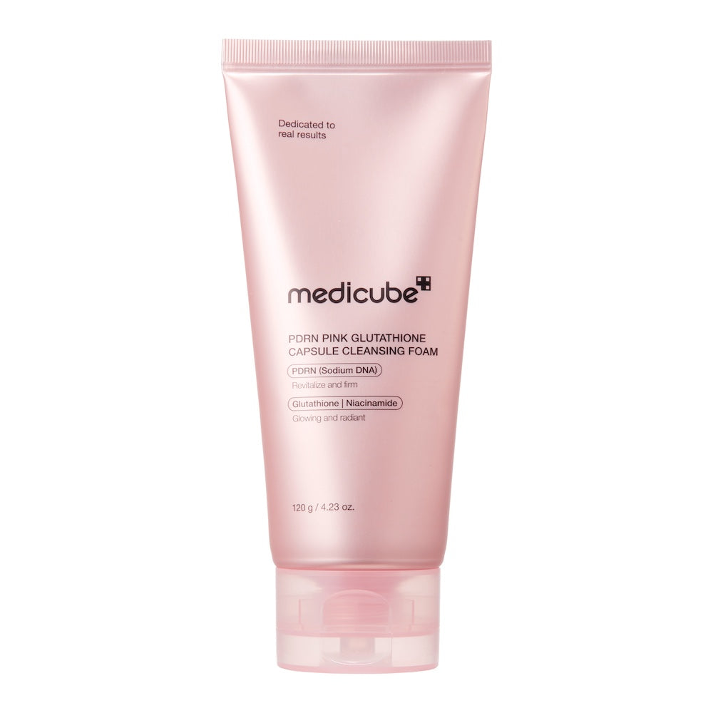 [Medicube] PDRN Pink Glutathione Capsule Cleansing Foam 120g