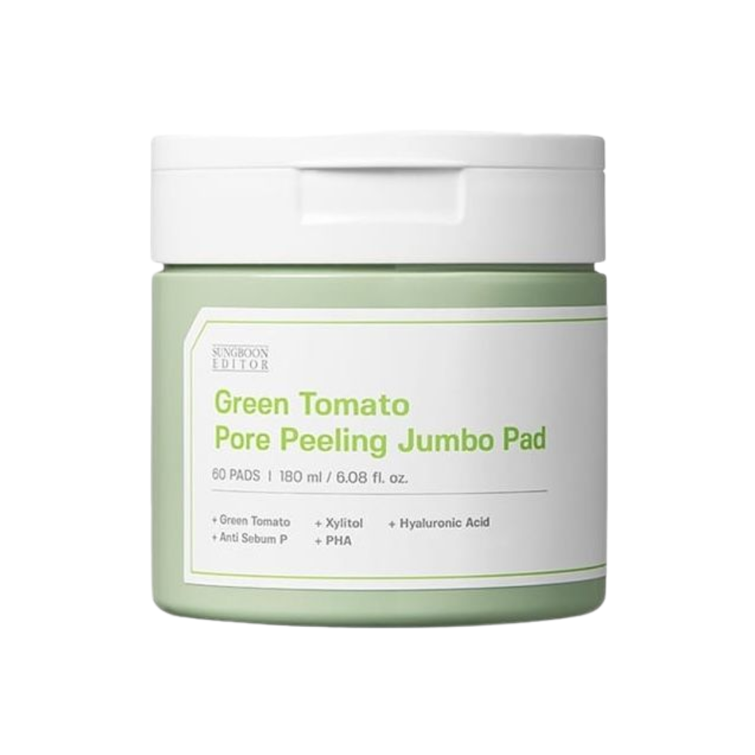 SUNGBOON EDITOR Green Tomato Pore Peeling Jumbo Pad 60 Sheets